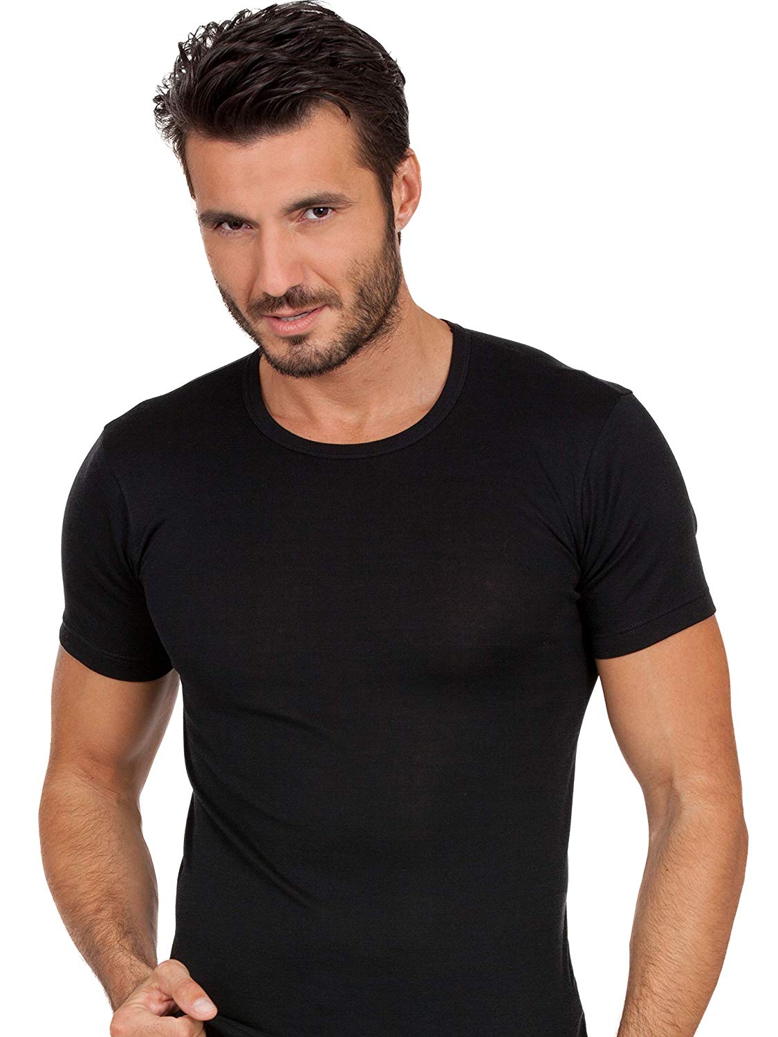 BASIC COTTON Free Spirit Premium Quality 100% Brushed Cotton Men's T-Shirt