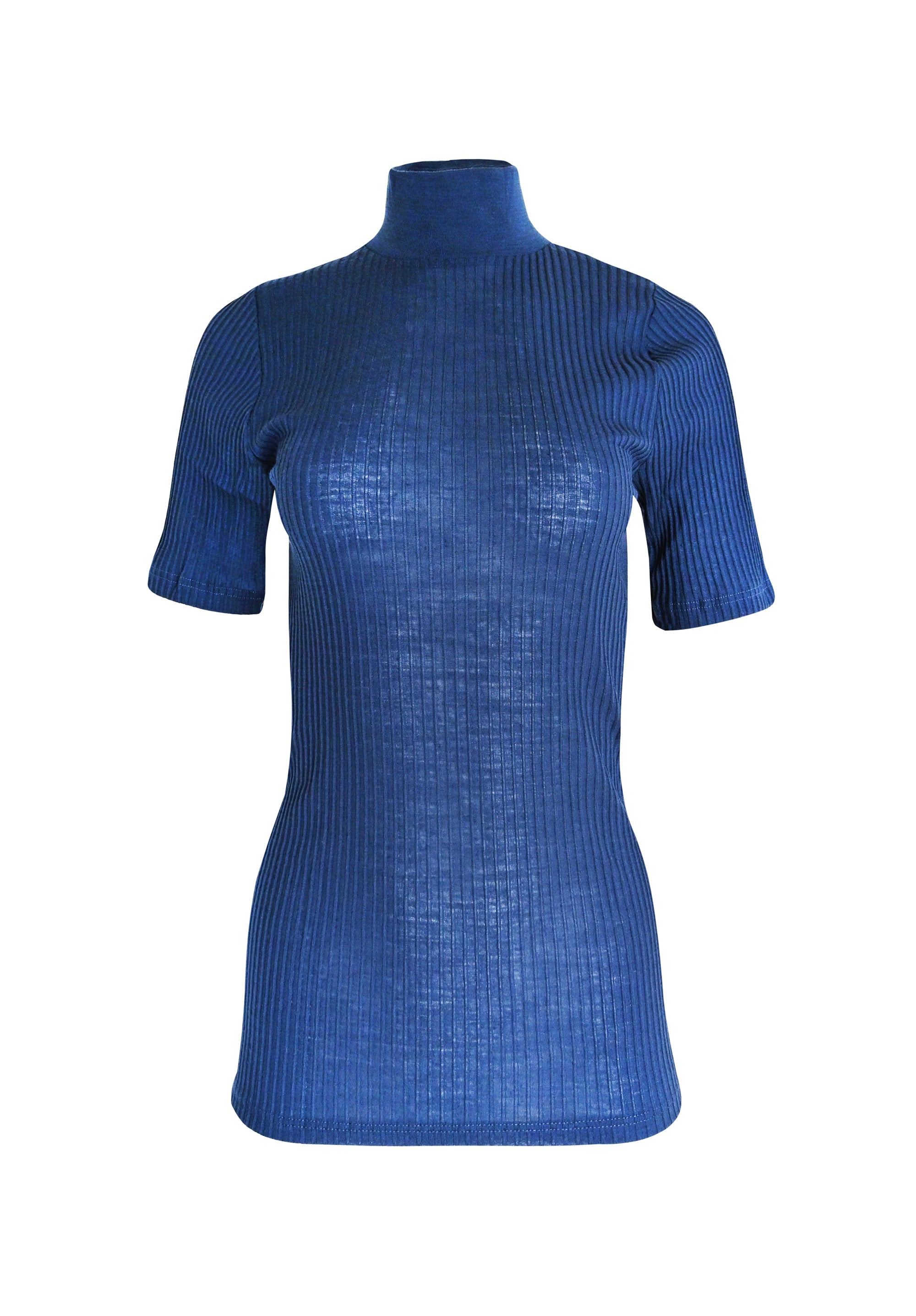 EGI Exclusive Merino Wool Blend Top with Short Sleeves