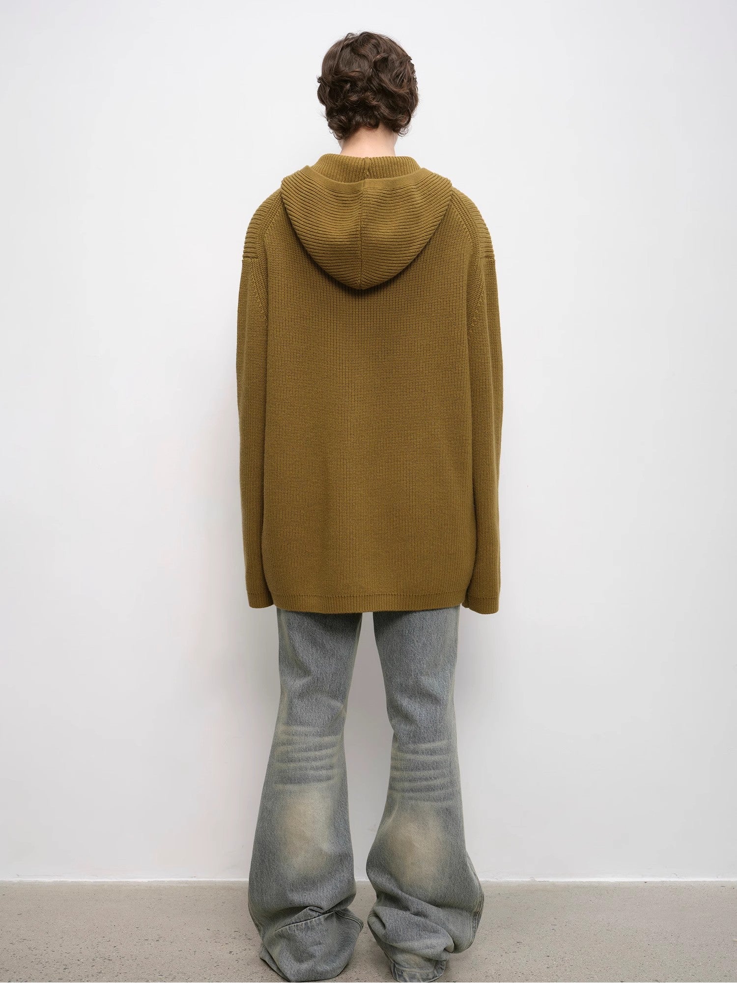 Women's Merino Wool Hooded Sweater with 1/4 Zip ‘Autumn Ticket’