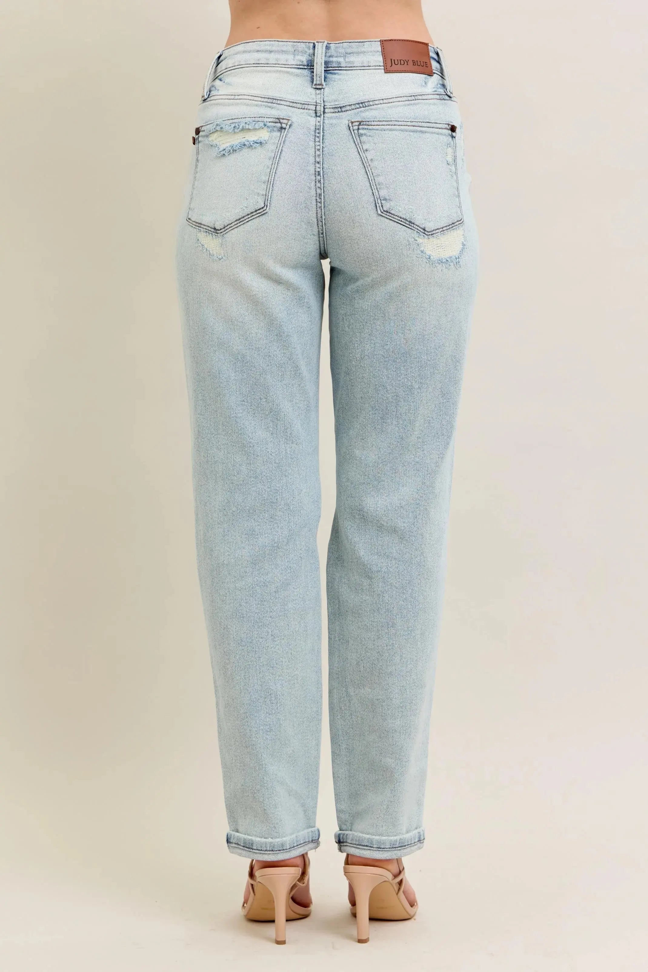 Women's Boyfriend Destroyed Jeans (Plus Size)