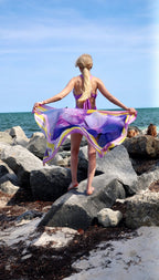 Goddess in Lilac Pareo 100% Silk