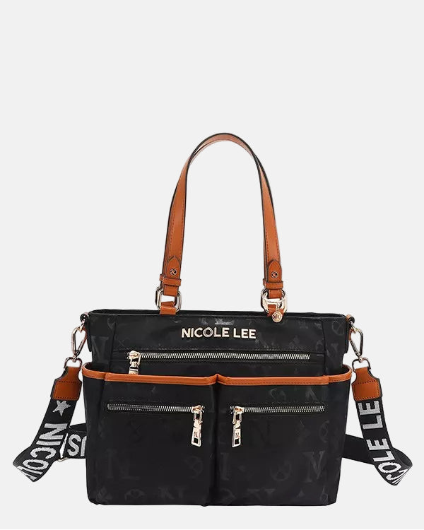 Nicole Lee USA Multi-Compartment Convertible Tote Bag