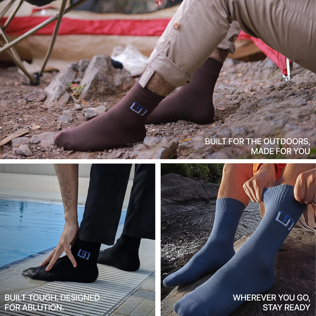 The Wudhu Socks Year-Round Socks for Ablution