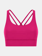 Crisscross Scoop Neck Active Tank