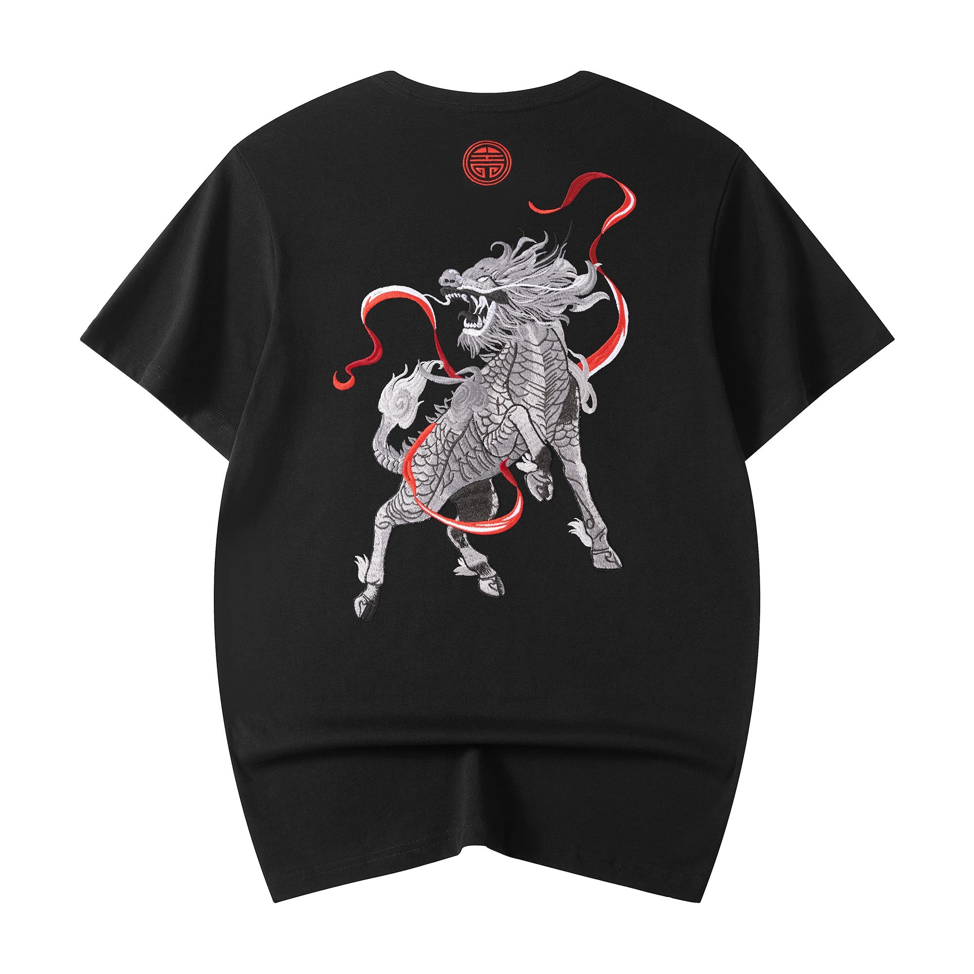 KH755 Raging Kirin Embroidery Tee