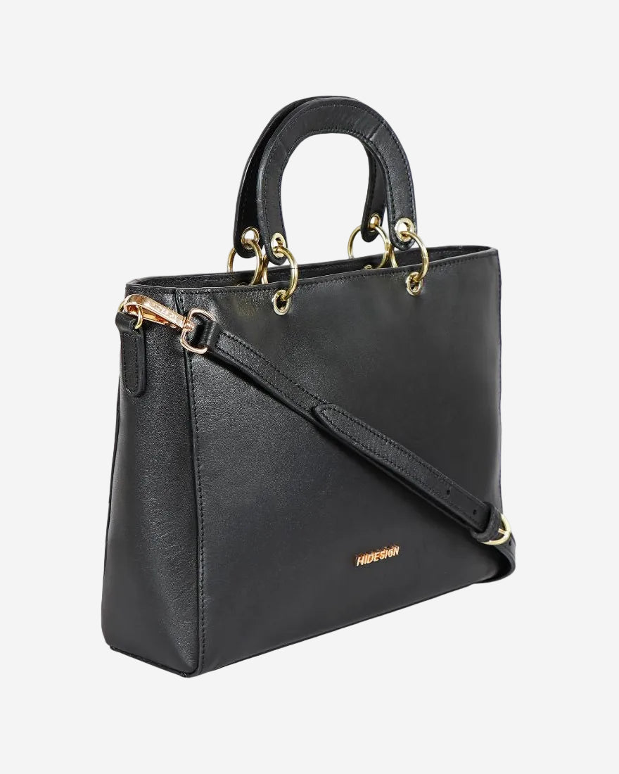 Hidesign Life New Women's Leather Crossbody Satchel Bag