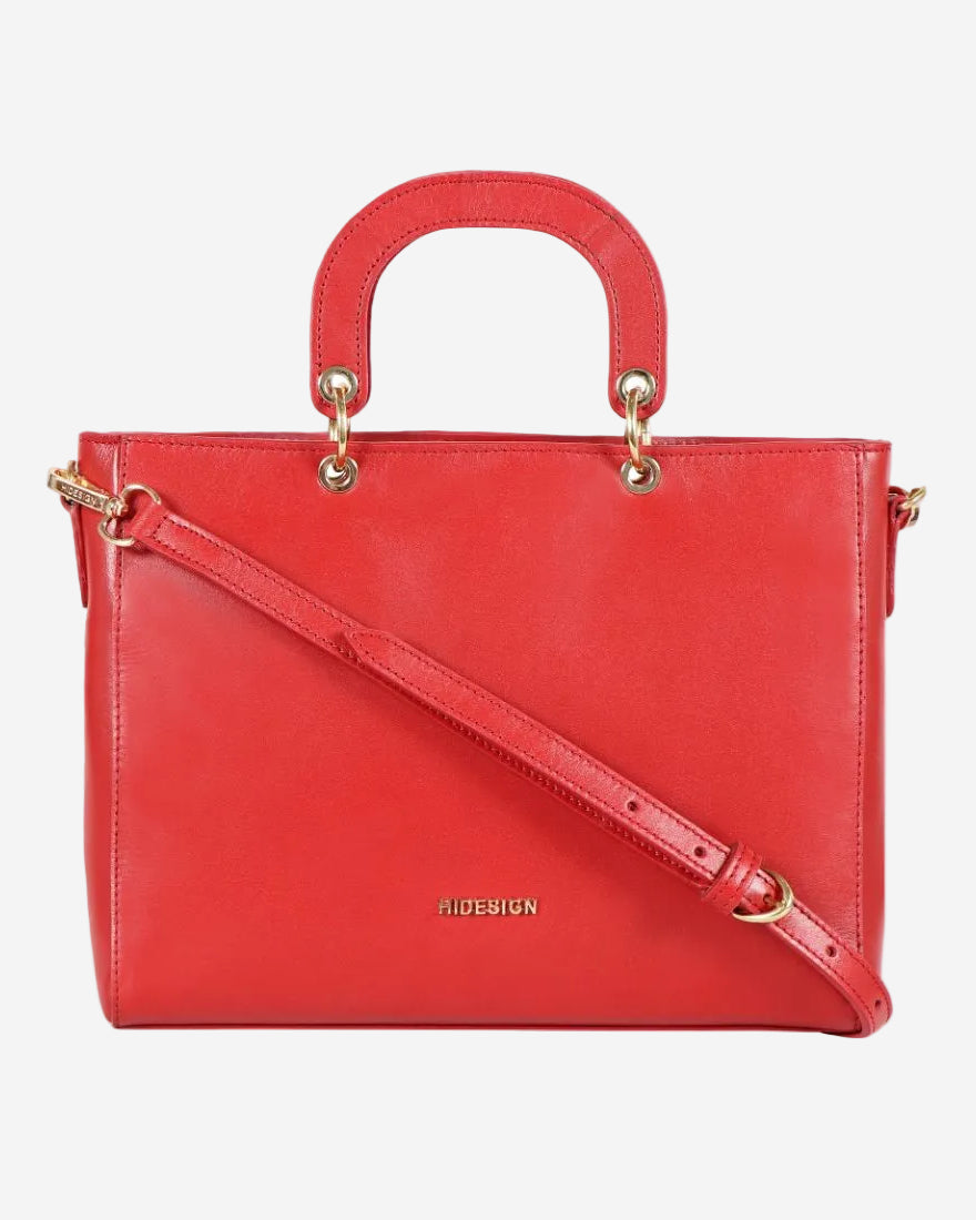 Hidesign Life New Women's Leather Crossbody Satchel Bag