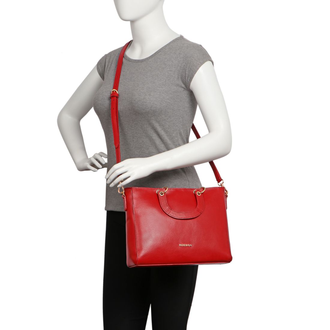 Hidesign Life New Women's Leather Crossbody Satchel Bag