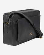 Hidesign Unisex Leather Minimal Crossbody Bag