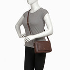 Hidesign Unisex Leather Minimal Crossbody Bag