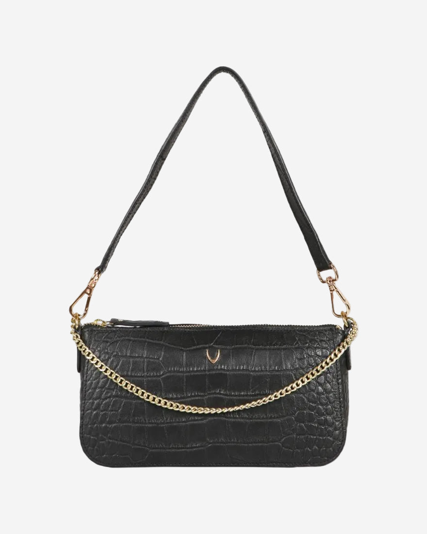 Hidesign Valerie Multi-Purpose Leather Glamor Clutch | Shoulder Bag