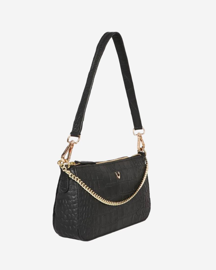 Hidesign Valerie Multi-Purpose Leather Glamor Clutch | Shoulder Bag