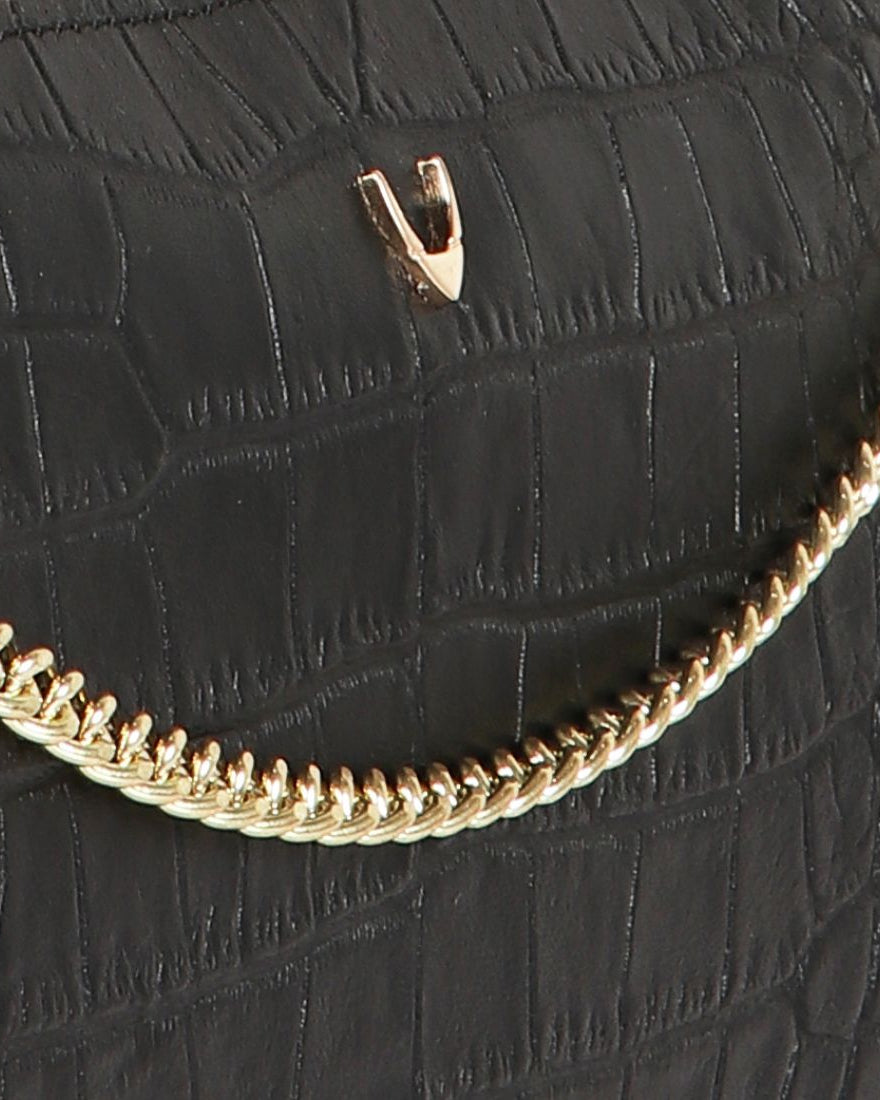Hidesign Valerie Multi-Purpose Leather Glamor Clutch | Shoulder Bag