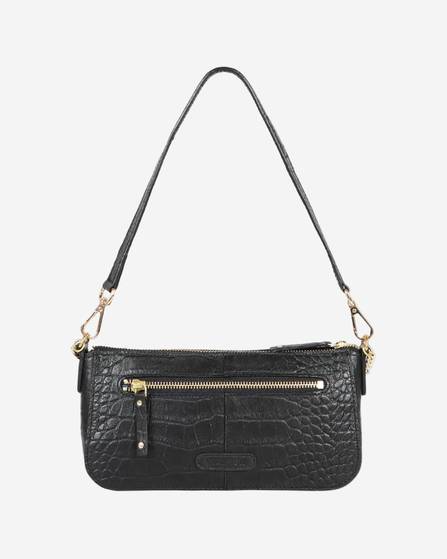 Hidesign Valerie Multi-Purpose Leather Glamor Clutch | Shoulder Bag