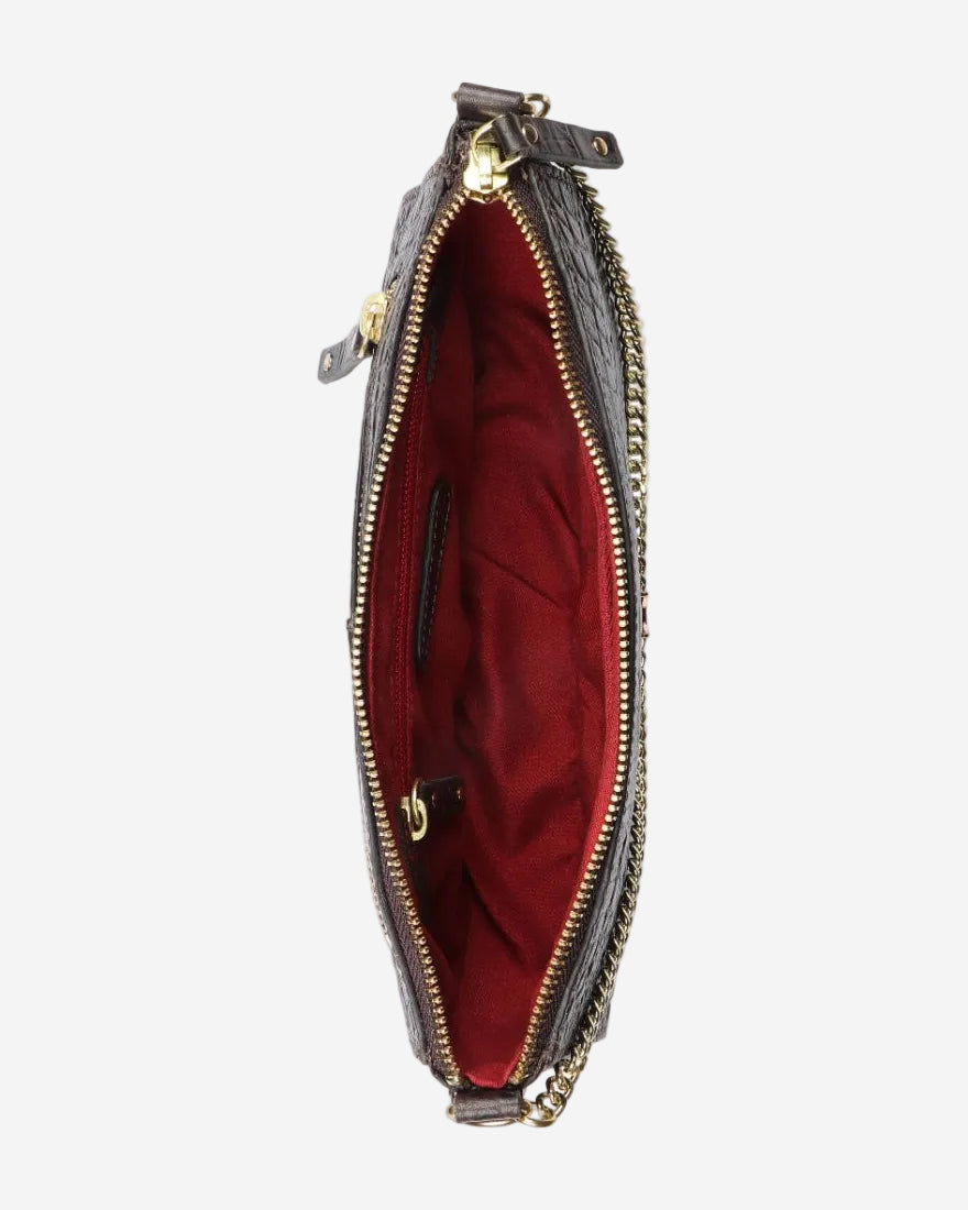 Hidesign Valerie Multi-Purpose Leather Glamor Clutch | Shoulder Bag