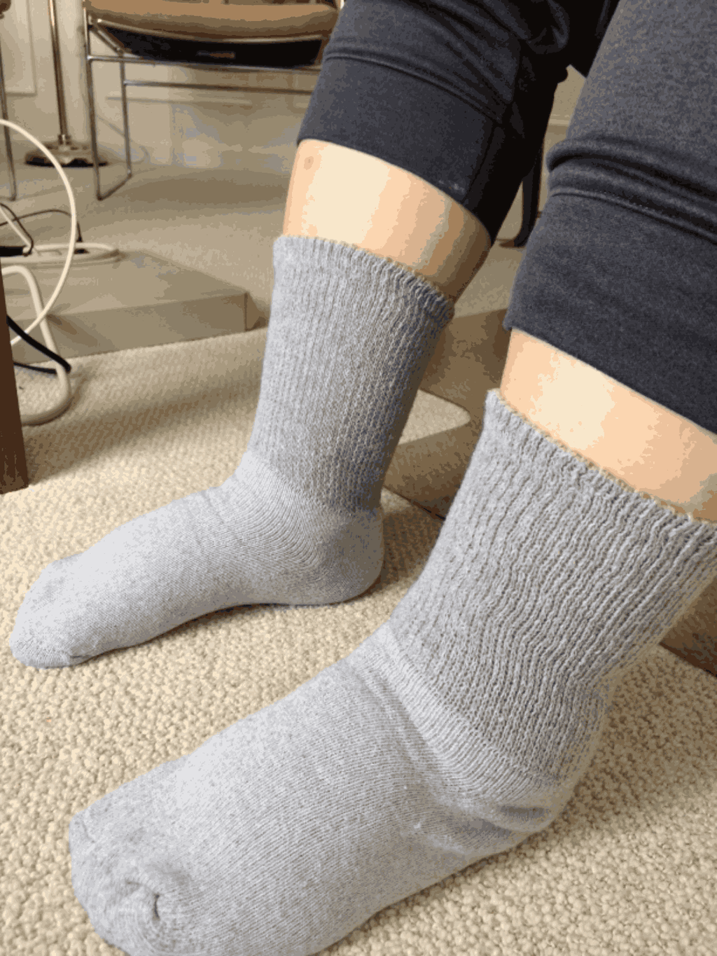 Women's Cotton Diabetic Ankle Socks | 6 Pairs