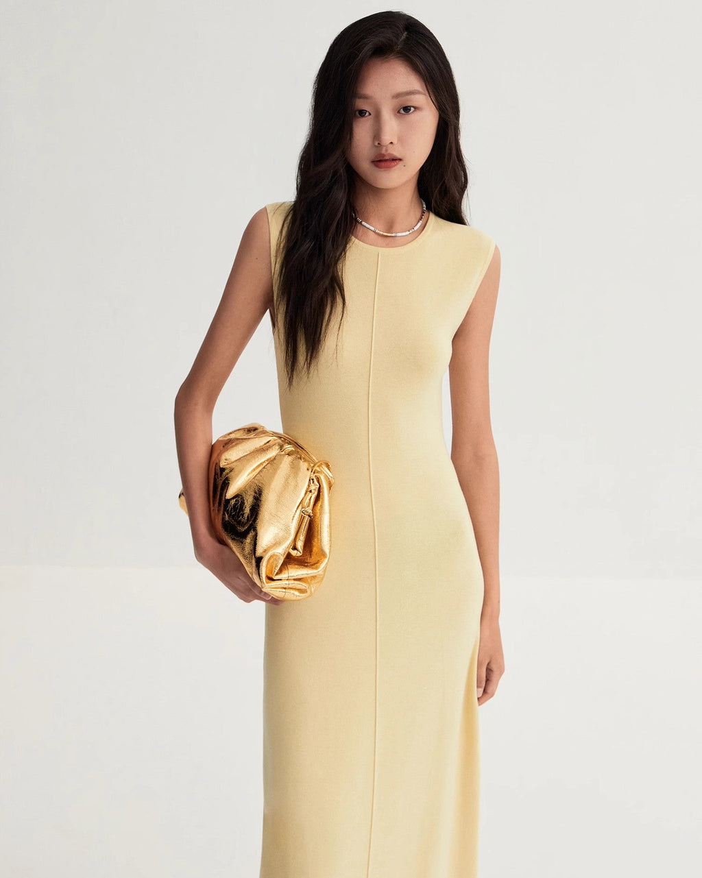 Fireladyfur Women's Merino Wool Knit Dress ‘Island Letters’