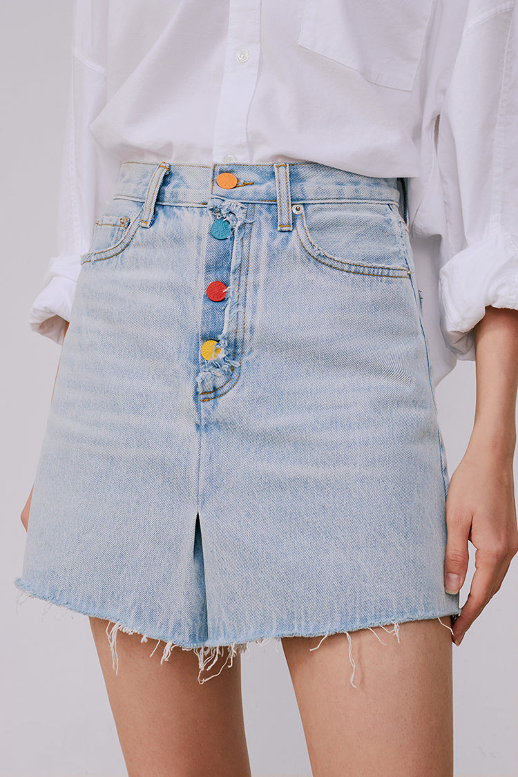 Rainbow Pleat Skort | HJ119