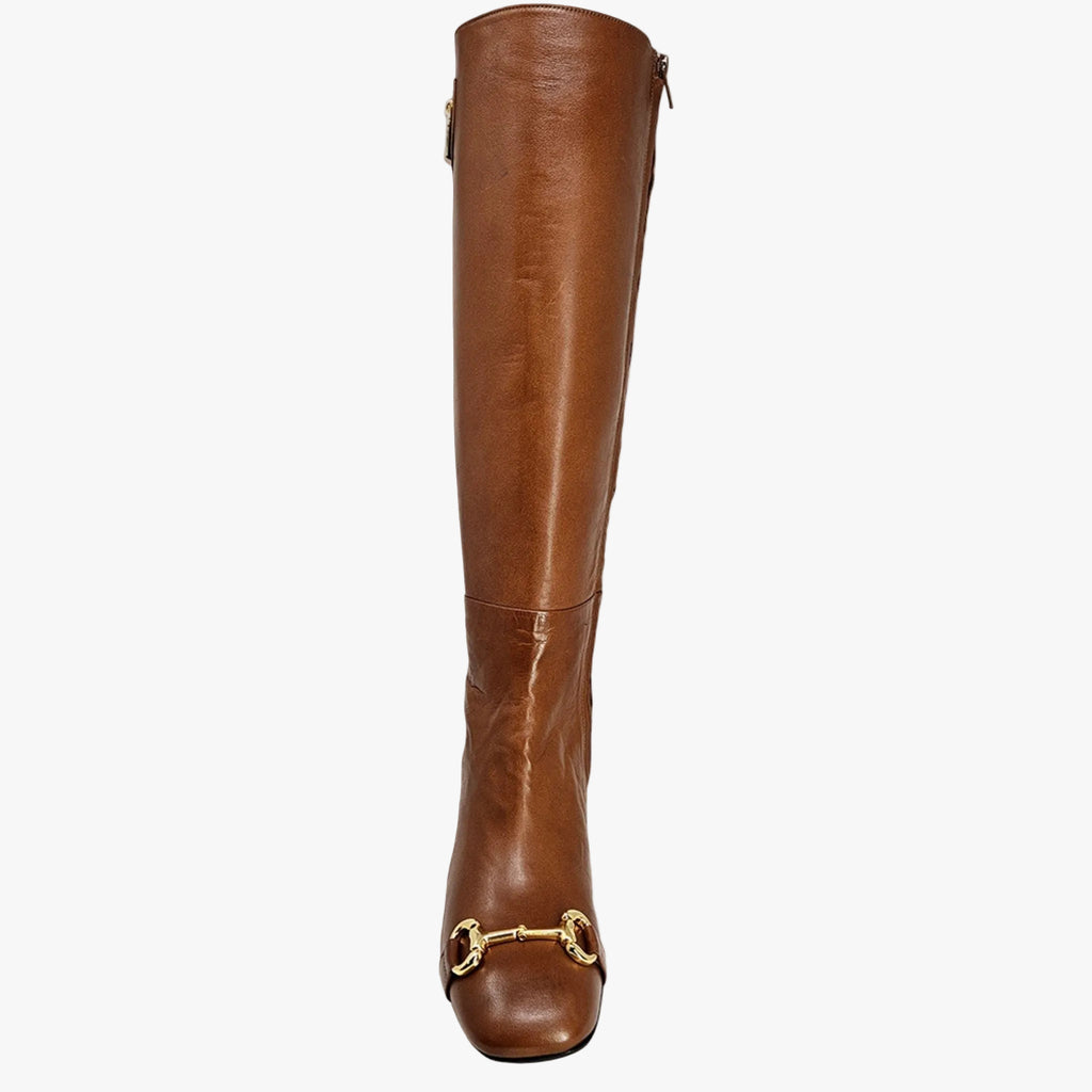 Madison Maison Cognac Tall Lock Boot