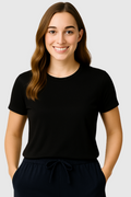 Everyday Bamboo T-Shirt Women | Black