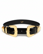 Double Buckle Western Waist Belt for Women