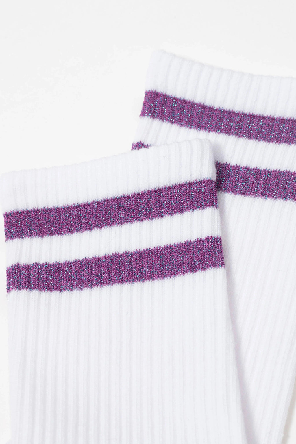 Conte Cotton Long Socks Active 157 | Lurex Stripes