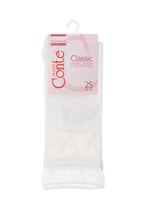 Conte Socks Classic 491 | Glossy Pattern and Decorative Transparent Mesh