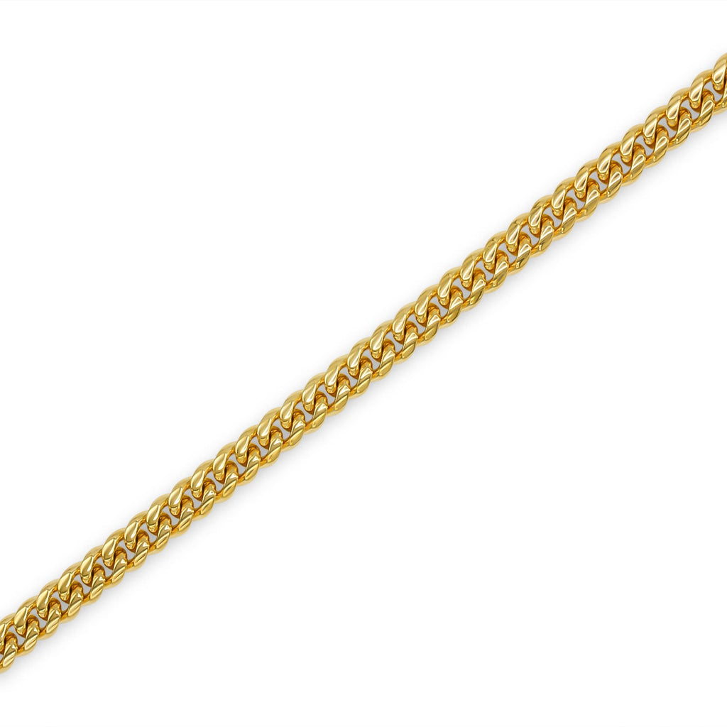 Cuban Link 18K Gold Plated Necklace 30"
