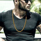 Cuban Link 18K Gold Plated Necklace 30"