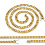 Cuban Link 18K Gold Plated Necklace 30"