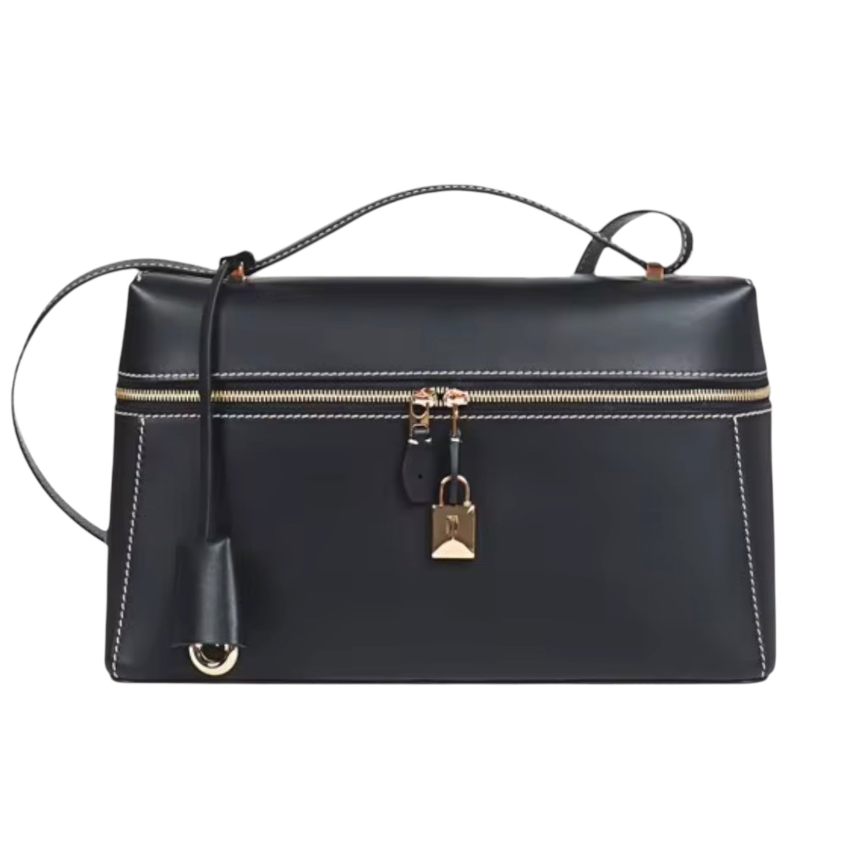 The Zelma Leather Bauletto Bag