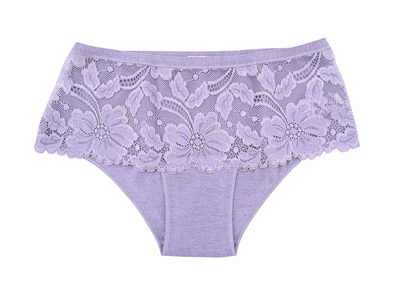 EGI Luxury Modal Women's Lace-Trimmed Briefs Panties