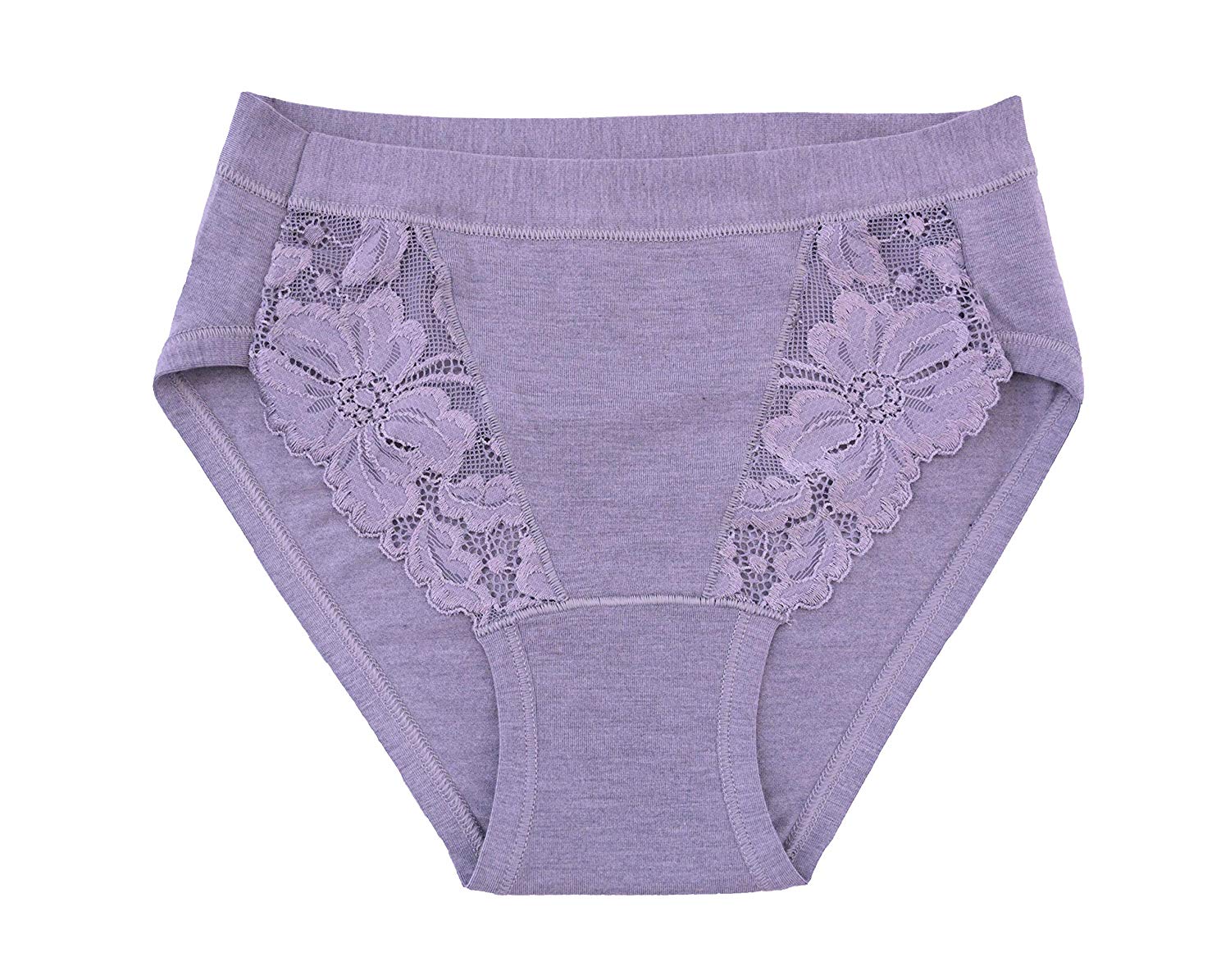EGI Luxury Modal Women's Lace-Trimmed Briefs Panties