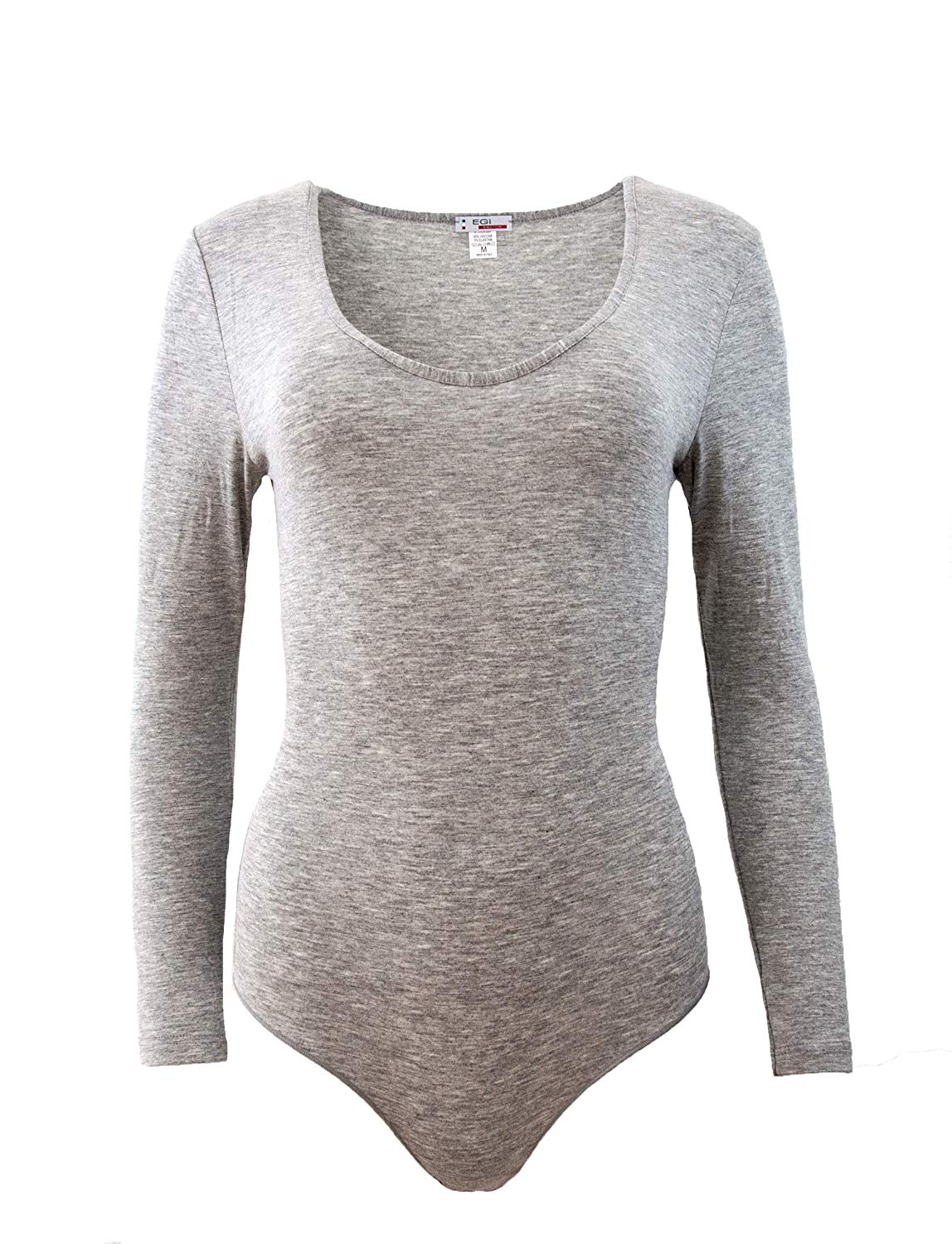 EGi Luxury Viscose Women's Bodysuit Long Sleeve