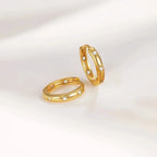 925 Mini Zirconia Hoop Earring