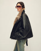 Fireladyfur Down Parka with Fur Collar ‘The Long Night Is Coming’