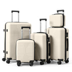 5-Piece Lightweight Luggage Set with Lock