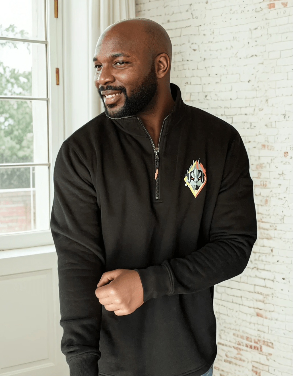 Beastland Panther Zip Fleece Sweatshirt