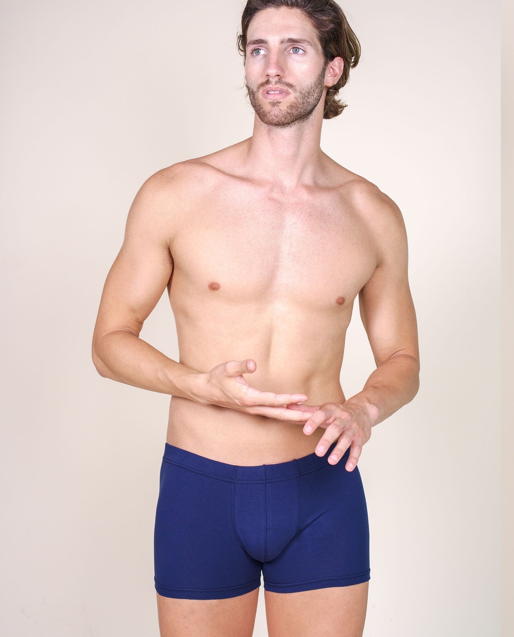 BASIC COTTON Premium Cotton Men's Boxers Without Fly | 984