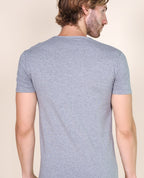 BASIC COTTON Free Spirit Premium Quality Cotton Men's V-Neck T-Shirt