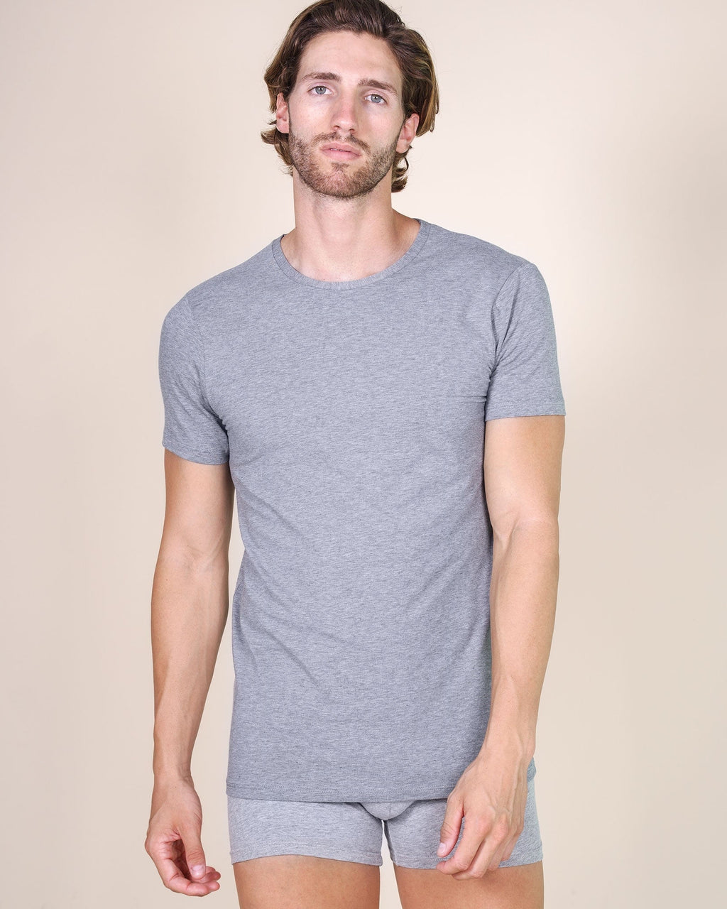 BASIC COTTON Free Spirit Premium Cotton Men's Crew Neck T-Shirt | 906