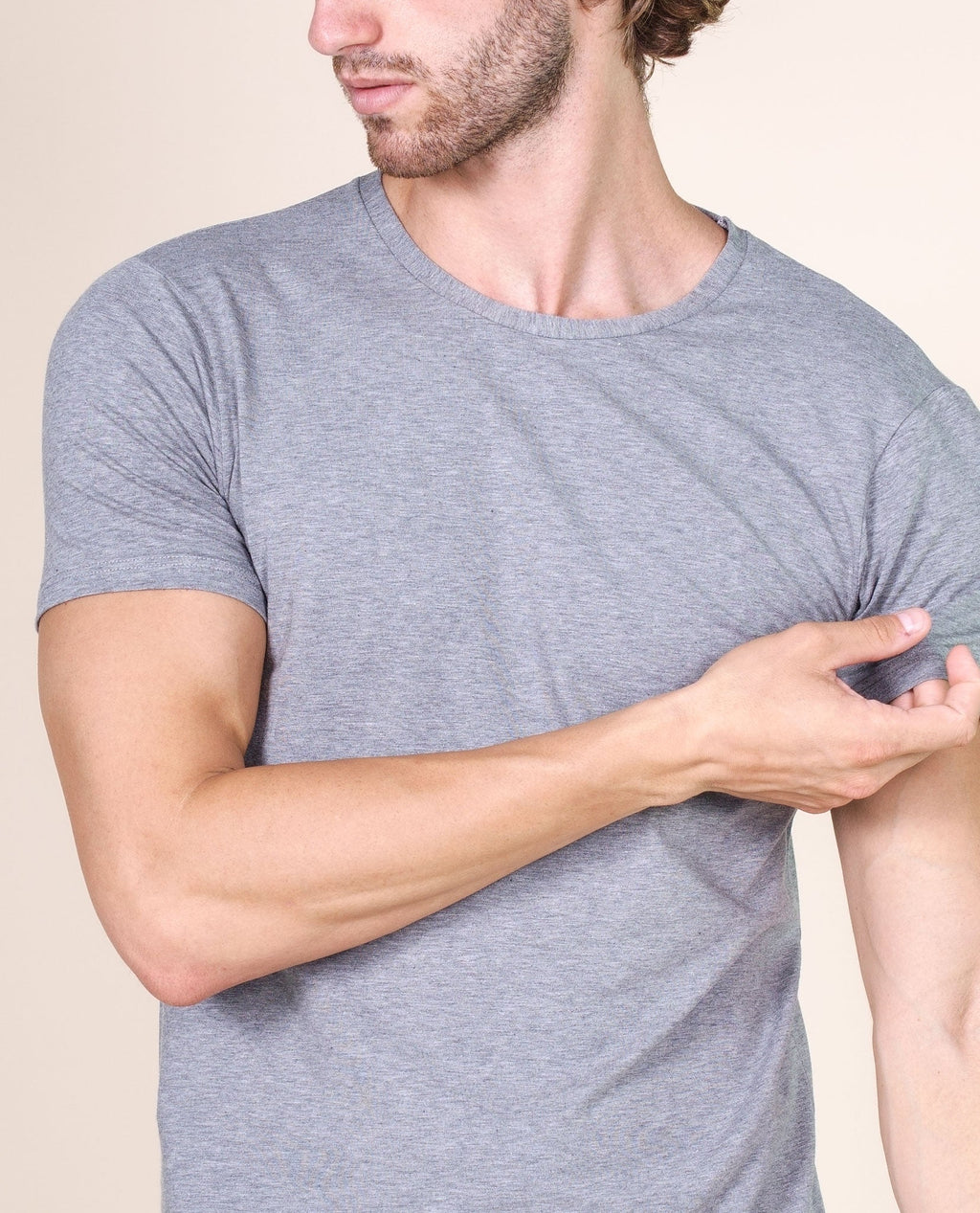BASIC COTTON Free Spirit Premium Cotton Men's Crew Neck T-Shirt | 906