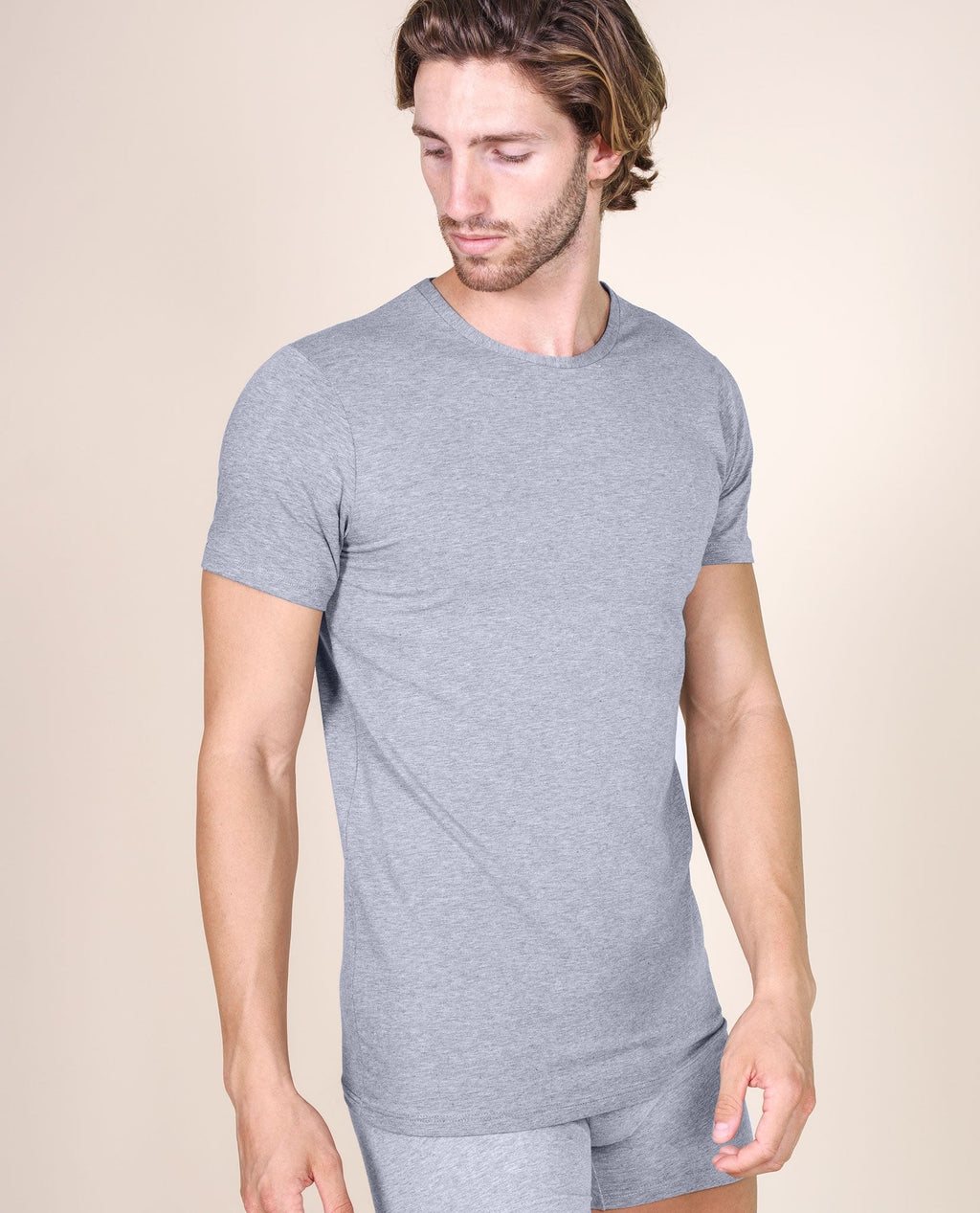 BASIC COTTON Free Spirit Premium Cotton Men's Crew Neck T-Shirt | 906