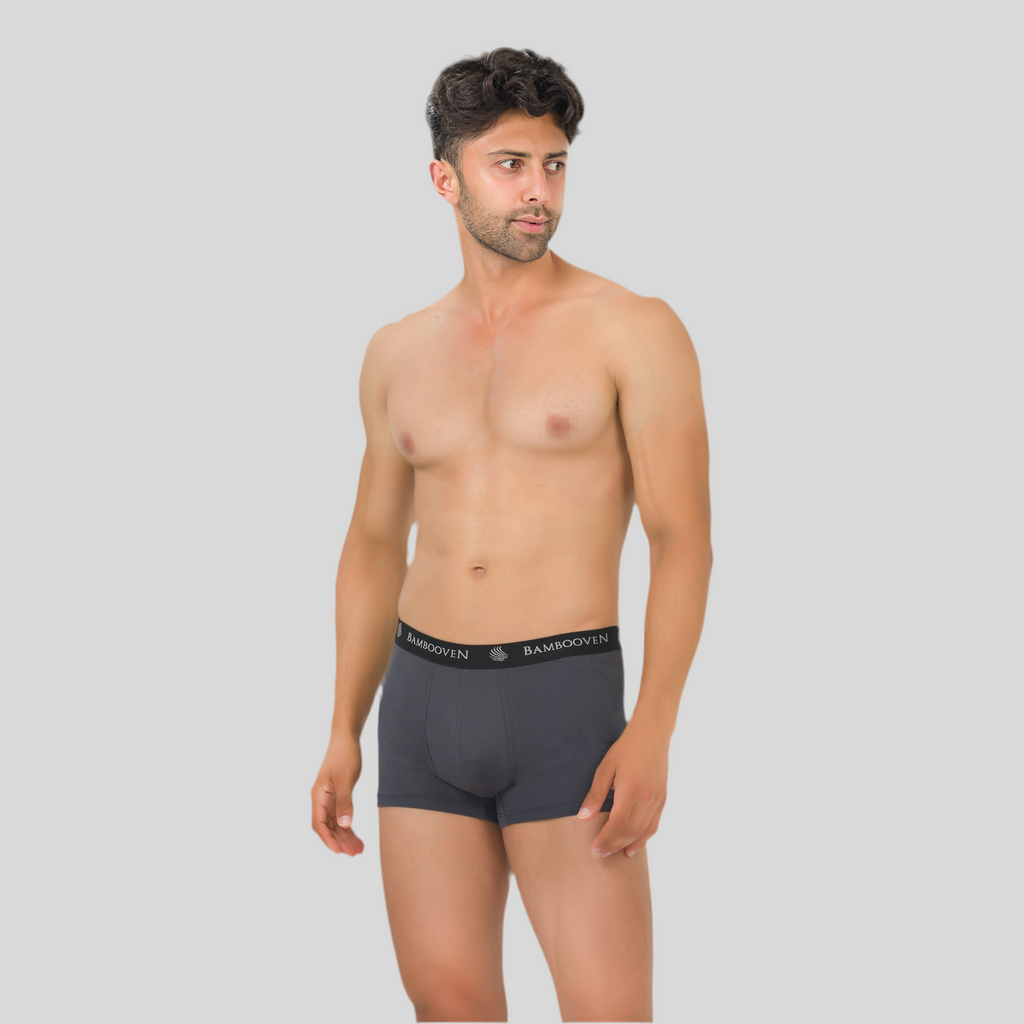 Men’s Bamboo Trunks with Pouch | 4-Pack