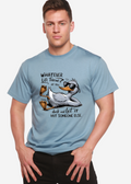 Whatever Life Throws at You Funny Unisex Bamboo/Cotton Graphic T-Shirt