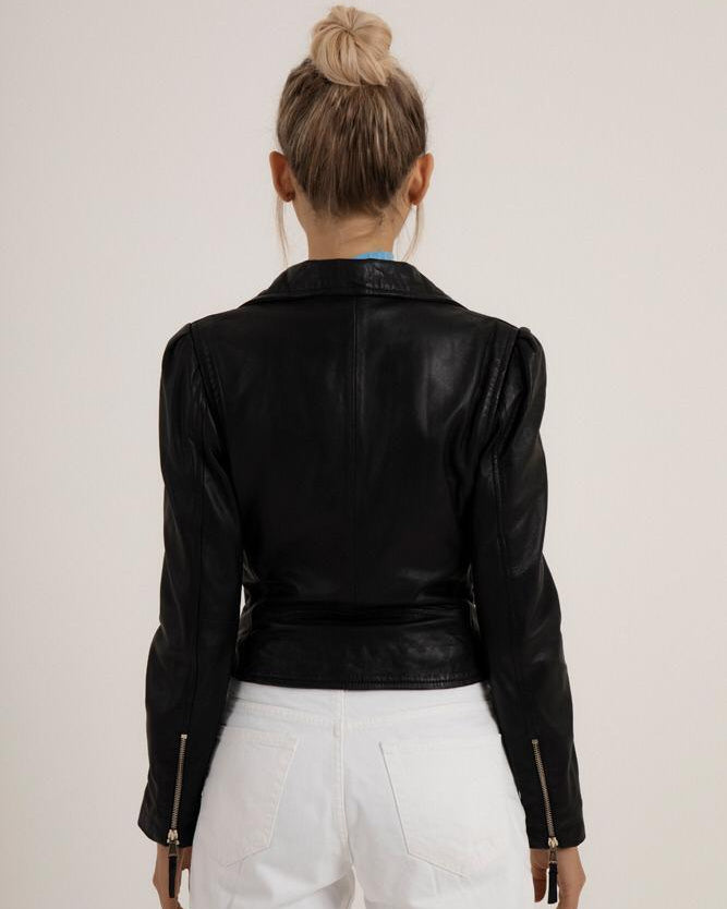 Belt Biker Jacket