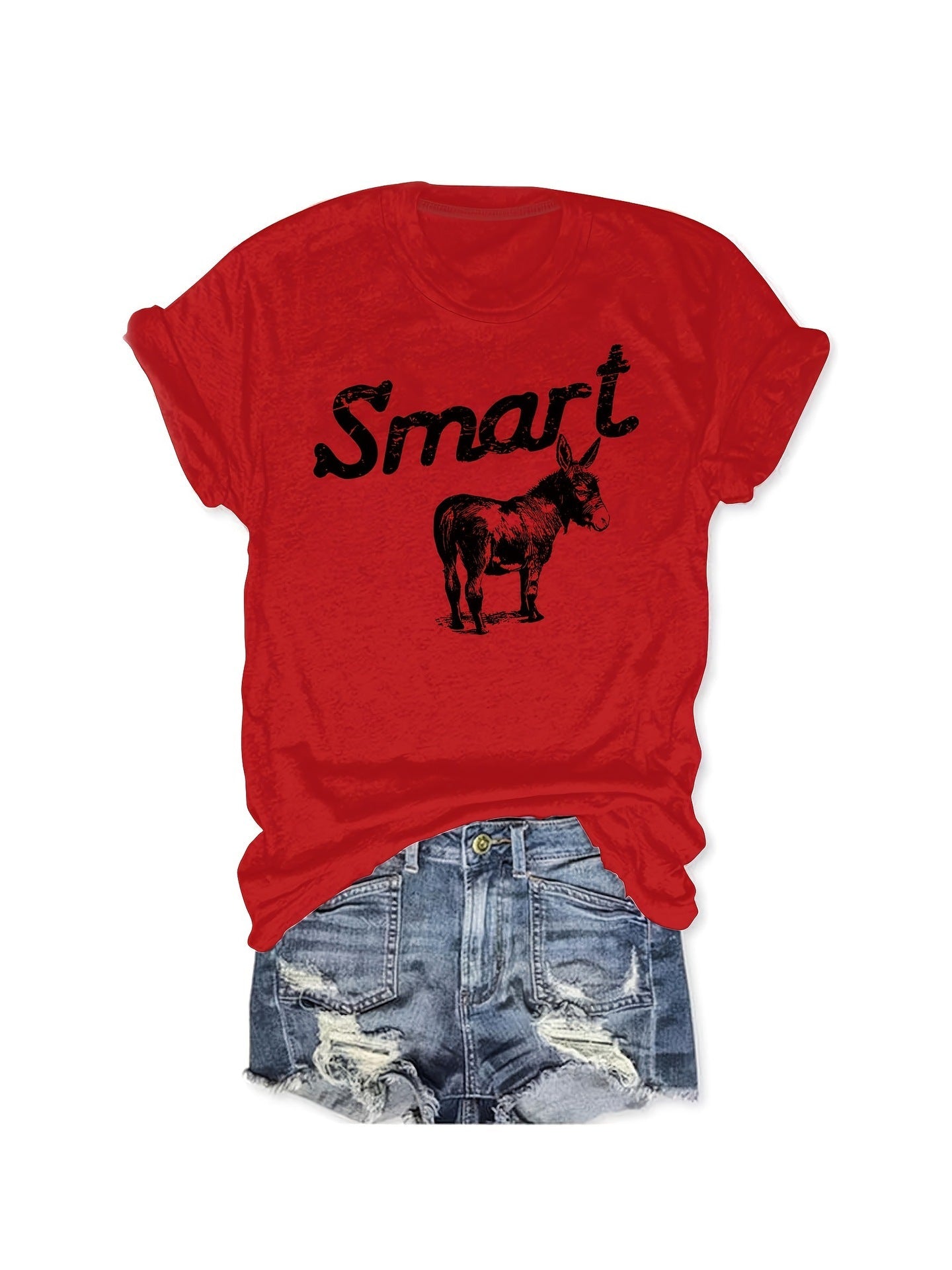 Women's Round Neck Short Sleeve T-Shirt