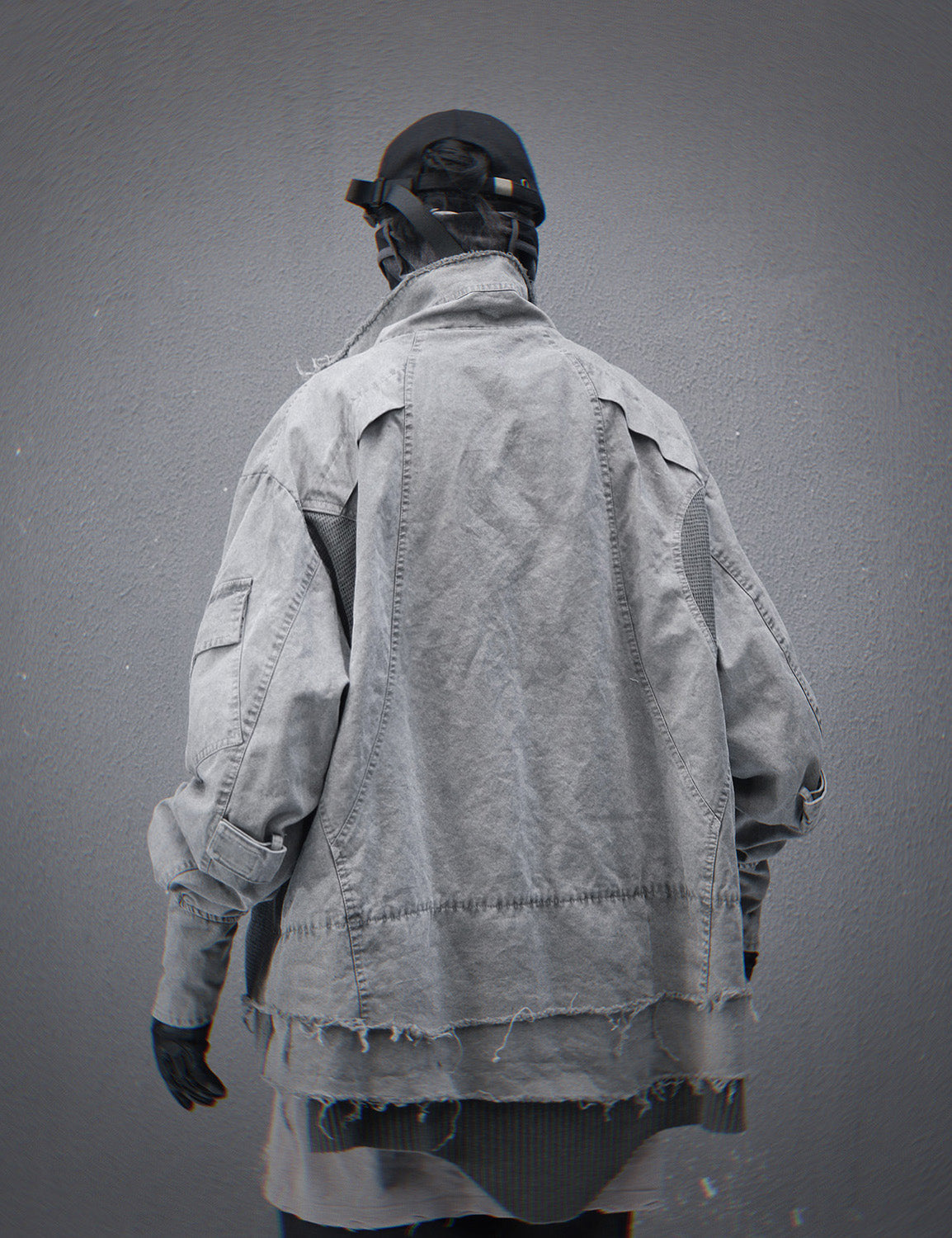Grey Cyber IX Jacket | HiJ41