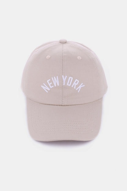 Embroidered City Baseball Cap