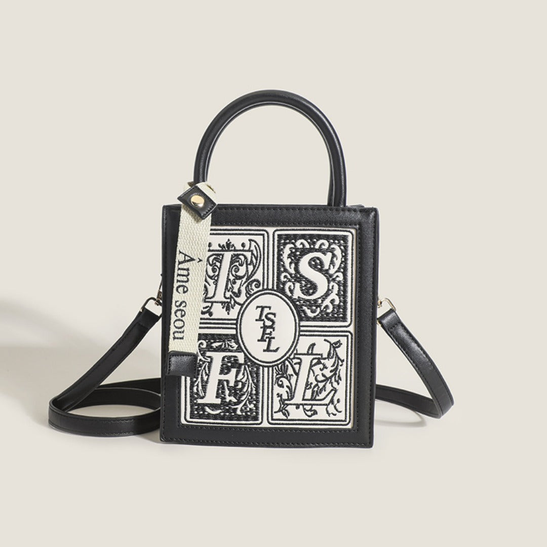 Embroidered Small Crossbody Bag